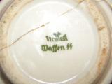 Tazza di ceramica tedesca della ww2 delle waffen ss n.1